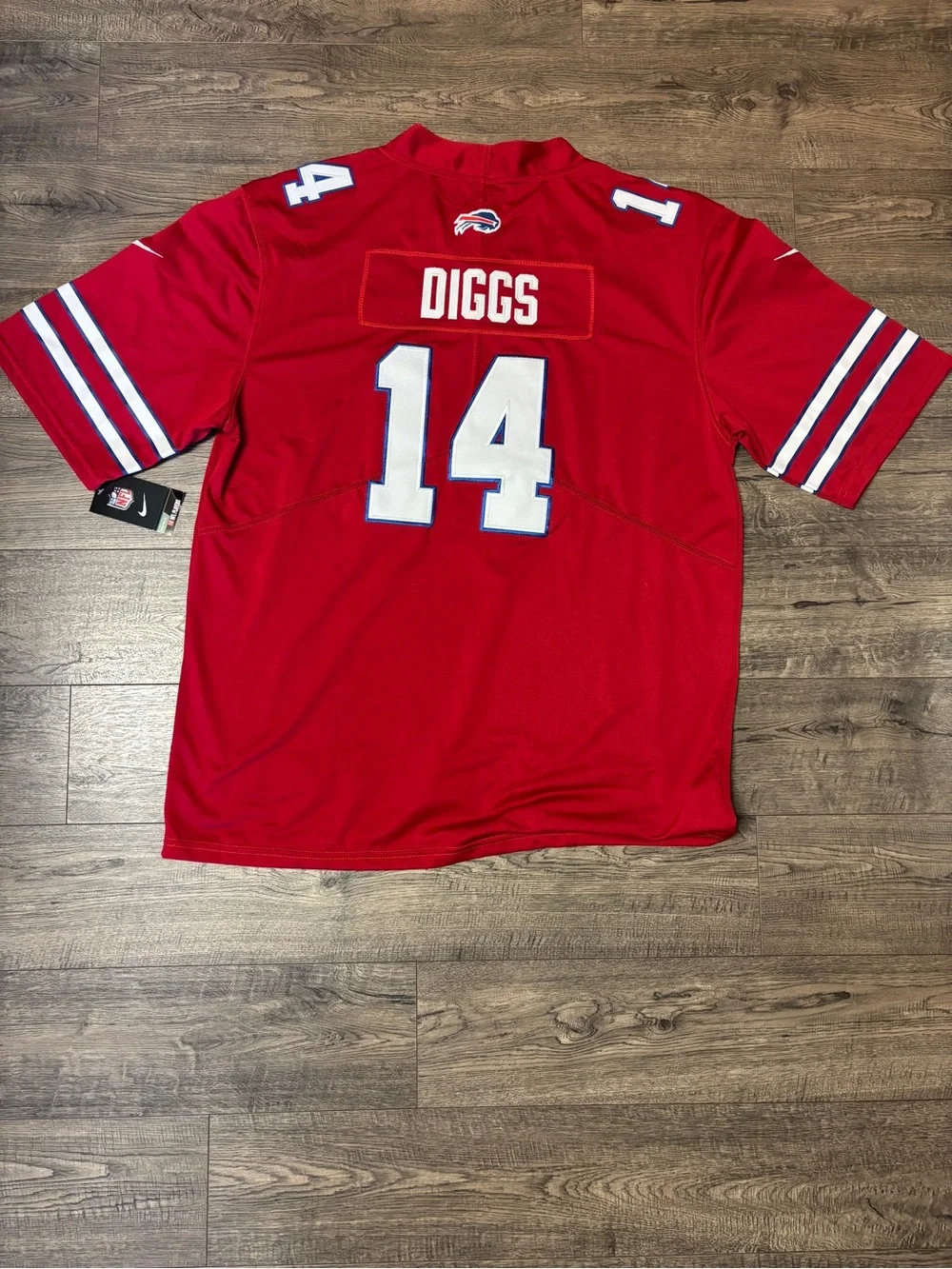 NWT Nike On Field Buffalo Bills Stefon Diggs #14 Alternate Jersey Red Size XXL